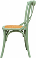 Biscottini krzesło Thonet z jesionu – krzesło vintage, antyczny niebieski