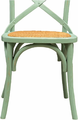 Biscottini krzesło Thonet z jesionu – krzesło vintage, antyczny niebieski