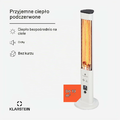 Blumfeldt Heat Guru Plus – promiennik podczerwieni 1200 W, biały – zdjęcie 2