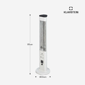 Blumfeldt Heat Guru Plus – promiennik podczerwieni 1200 W, biały – zdjęcie 8