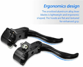 BOROCO dźwignie hamulca rowerowego 24 mm – para, aluminium, czarne – zdjęcie 2