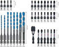 Bosch Professional 2608577147 – 35-częściowy zestaw wierteł i bitów Pick and Click