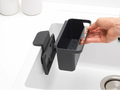 Brabantia 302466 organizer do zlewu z uchwytem na ścierkę – ciemnoszary
