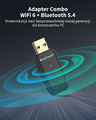 BrosTrend Adapter USB WiFi 6 + Bluetooth 5.4 do laptopa AX900 – zdjęcie 2