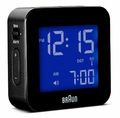 Budzik sterowany radiowo Braun BNC008BK-RC DCF77 widok wyświetlacza