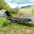 CampFeuer łóżko karpiowe XXL 210 x 85 cm – składane łóżko wędkarskie z 8 nogami