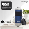 Contigo Byron 2.0 kubek termiczny 470 ml ze stali nierdzewnej, szczelny