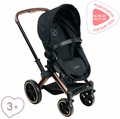 Corolle Cybex Priam 3 w 1 – wózek dla lalek 36–42 cm, czarny
