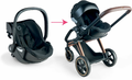 Corolle Cybex Priam 3 w 1 – wózek dla lalek 36–42 cm, czarny