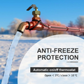 CPROSP Przewód grzejny 1 m z termostatem – kabel przeciw zamarzaniu rur – zdjęcie 4