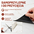 CYEER Panele winylowe samoprzylepne 3,6 m2, biały marmur 30x30 cm – zdjęcie 3