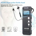 Cyfrowy dyktafon profesjonalny Homder aktywowany głosem 8GB USB MP3 HD widok z opisem
