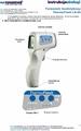 Cyfrowy termometr bezdotykowy VISIOMED ThermoFlash Evo LX-26 widok opisu