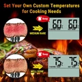 Cyfrowy termometr do mięsa ThermoPro TP16S widok funkcji