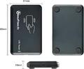 Czytnik kart identyfikacyjnych RFID USB Neuftech widok wymiarów