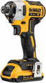 DeWALT DCF887D2 zakrętarka udarowa XR 18V 205 Nm – 2x2 Ah, ładowarka, TSTAK