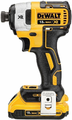 DeWALT DCF887D2 zakrętarka udarowa XR 18V 205 Nm – 2x2 Ah, ładowarka, TSTAK