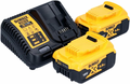DeWALT DCK266P2 zestaw XR 18V: wiertarko-wkrętarka DCD796 + zakrętarka DCF887, 2x5 Ah