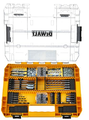 DeWALT DT70763-QZ – zestaw 85 bitów i wierteł w walizce Tough Case