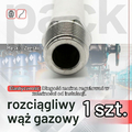 DOJA Barcelona Wysuwana rura gazowa M-H 1/2", 300-470 mm – zdjęcie 4