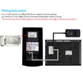 Domofon wideofon videofon SL-V70T 7 cali  widok instrukcji