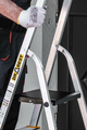 Drabest Pro drabina aluminiowa 5-stopniowa z platformą, 150 kg – zdjęcie 8