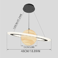 DROMEZ MD018 lampa wisząca Planeta LED 40 W z pilotem do pokoju dziecięcego