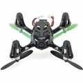 Dron Hubsan X4 H107C Kamera 480P Czarno-zielony widok z przodu