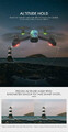 Dron jjrc h55 wh kamera 720p z wifi wodoodporny tracker widok lecącego drona