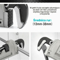 DURATECH Klucz hydrauliczny aluminiowy 350 mm do rur – zdjęcie 4