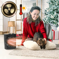 Duronic HV32 Termowentylator 2000 W – mini grzejnik z termostatem, czarny – zdjęcie 4