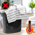 Duronic HV32 Termowentylator 2000 W – mini grzejnik z termostatem, czarny – zdjęcie 7