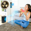 Duronic HV32 Termowentylator 2000 W – mini grzejnik z termostatem, czarny – zdjęcie 8