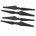 Dwie pary śmigieł 9443 Carbon Fiber GoolRC RM522 dla DJI Phantom 1 2 widok z tyłu