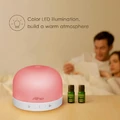 Dyfuzor parownik zapachowy nawilżacz powietrza Aiho AD-P7 aromaterapia widok w sypialni