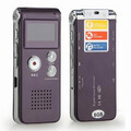 Dyktafon cyfrowy rejestrator microSD USB MP3 8GB widok z tyłu