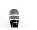 Dynamiczny mikrofon wokal Eurosell EUR-MIC50C przewód XRL Jack Mic widok z blsikia