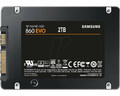 Dysk wewnętrzny SSD Samsung 860 EVO Sata 6GB/s 2TB widok z tyłu