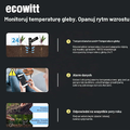 ECOWITT WH52 + GW3000 – 4 czujniki wilgotności gleby 3 w 1 z bramką – zdjęcie 7