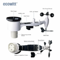 ECOWITT WS2910 – stacja pogodowa 7 w 1 z 7-calową konsolą LCD – zdjęcie 2