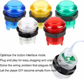 EG STARTS zestaw arcade DIY na 2 graczy – 2 joysticki, przyciski LED, kodery USB