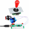 EG STARTS zestaw arcade DIY na 2 graczy – 2 joysticki, przyciski LED, kodery USB