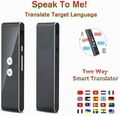 Elektroniczny tłumacz translator mowy 40 języków widok obsługiwanych języków