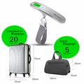 Elektryczna waga do walizek MyCarbon MAX50 widok z opisem