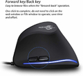 Ergonomiczna mysz pionowa Zelotes T-20 3200 DPI USB widok funkcji