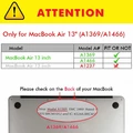 Etui Macbook AIR 13'' obudowa hard case kolor liliowy widok parametrów