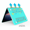 Etui Macbook PRO 13'' obudowa hard case kolor miętowy widok z tyłu