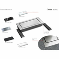 EVOline Backflip – moduł zasilający z gniazdami i USB-C, srebrny – zdjęcie 8