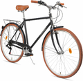 FabricBike Southken 28 cali - rower miejski w stylu retro, czarny – zdjęcie 2