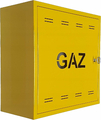 FEINZ Szafka gazowa 60x60x25 cm - zamykana skrzynka na gazomierz, żółta – zdjęcie 4